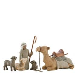 Nativity - Shepherd and stable animals
