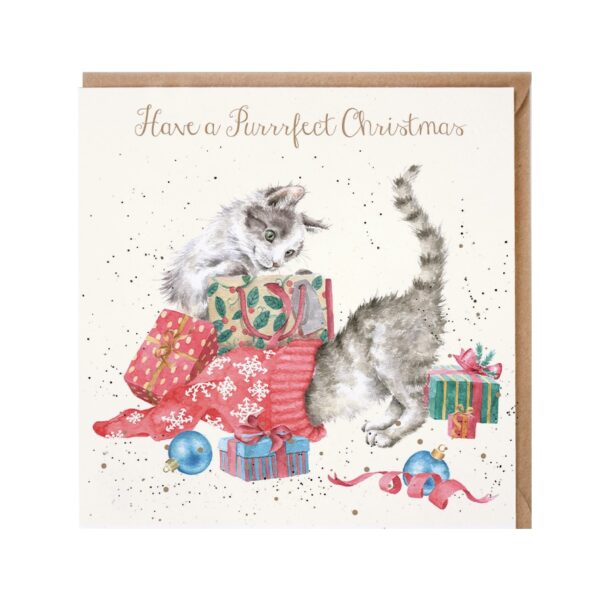Wrendale julekort 'A Purrrfect Christmas'