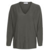 Elisa v-neck Mossy