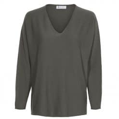 Elisa v-neck Mossy