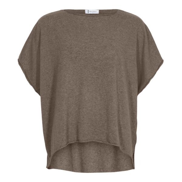 Colette poncho eller vest i fargen Walnut