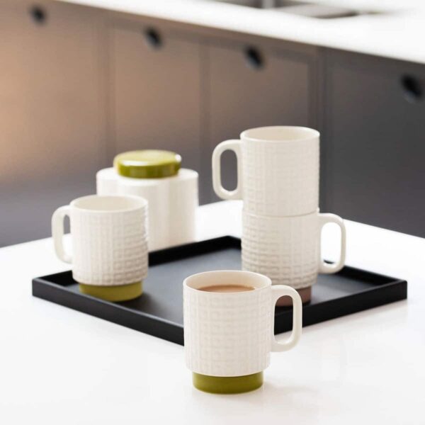 Orla Kiely 4 stablebare krus