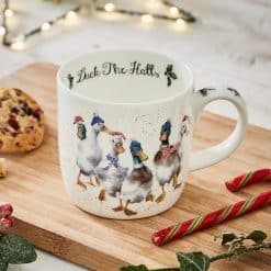 Wrendale julekrus Duck the halls