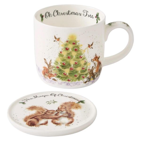 112991-wrendale--oh-christmas-tree-mug-and-coaster-set-4