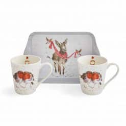 wrendale-winter-friends-mug-and-tray-set