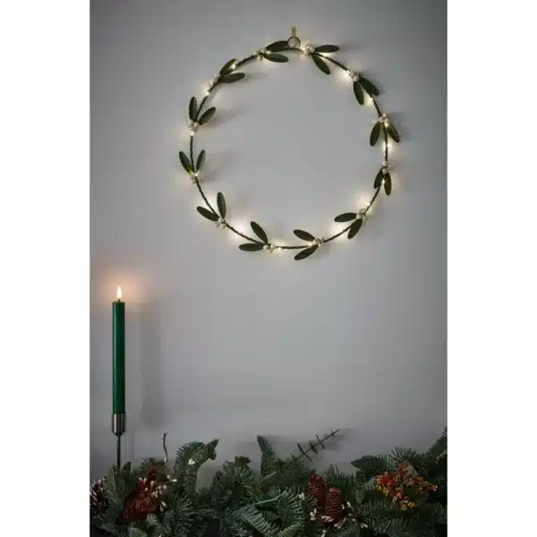 Misteltein LED krans - Bilde 3