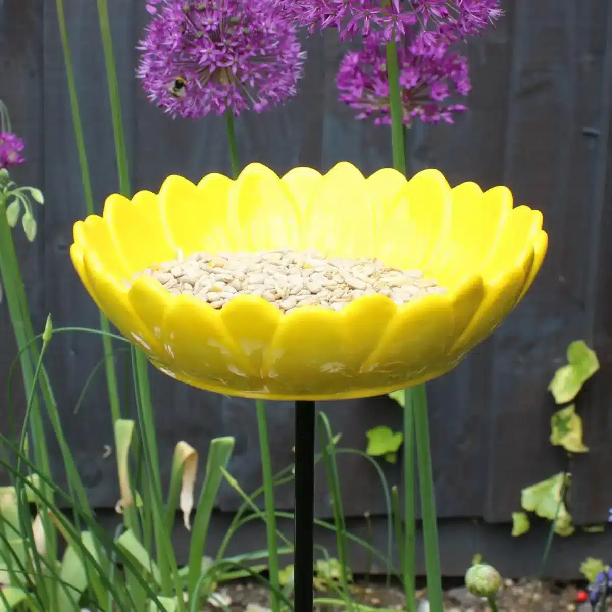 Fuglemater i keramikk Sunflower - Bilde 4