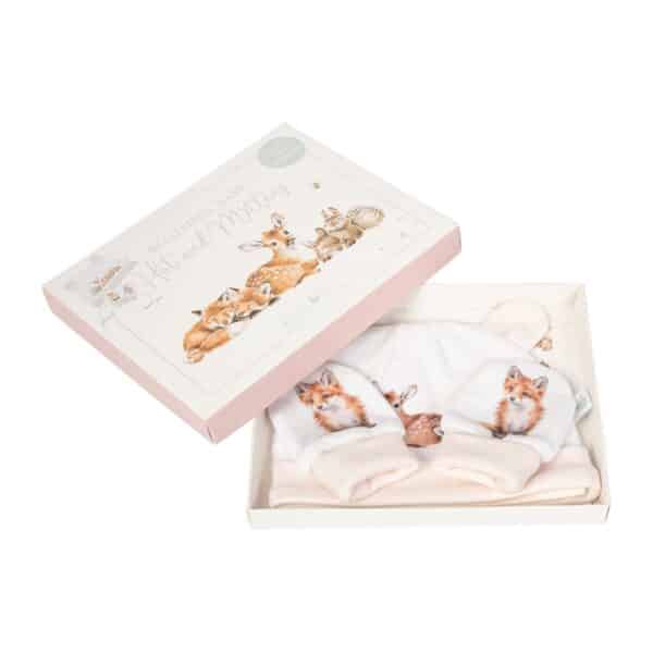 Wrendale Little Forest lue og votter sett - Bilde 2