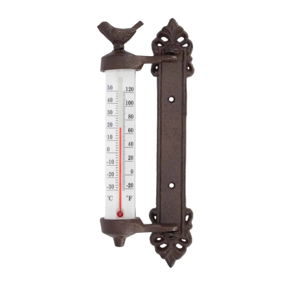 Veggtermometer Fugl i Gaveeske