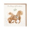 Wrendale julekort 'The magic of christmas'