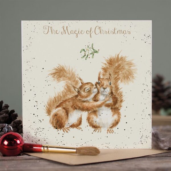 Alternative view of Wrendale julekort 'The magic of christmas'