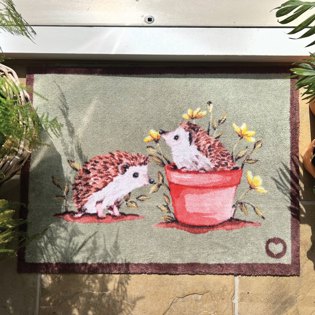 Hug Rug Dørmatte 65x85 - Hedgehog Friends - Bilde 2