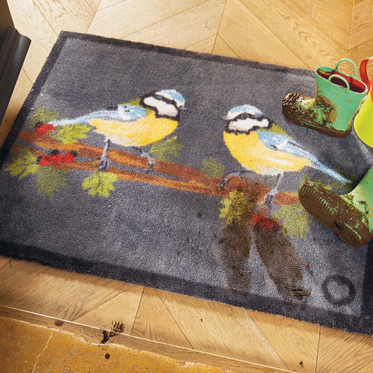 Hug Rug Dørmatte 65x85 - Blue Tit - Bilde 2