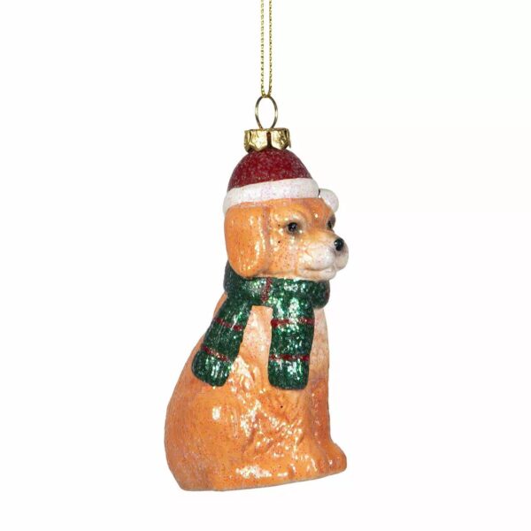 Juletrepynt Hund med nisselue