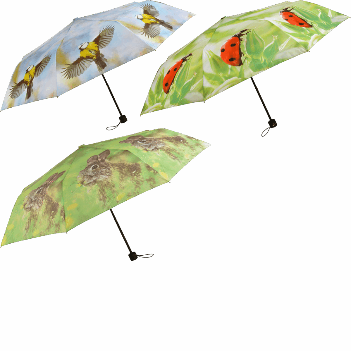 Sammenleggbar paraply dyremotiver
