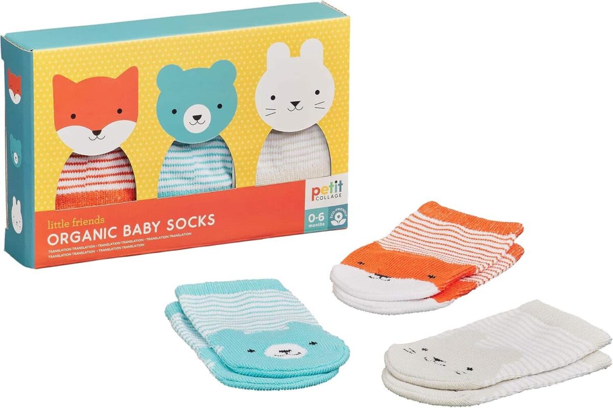 Babysokker 3 par little friends - Bilde 3