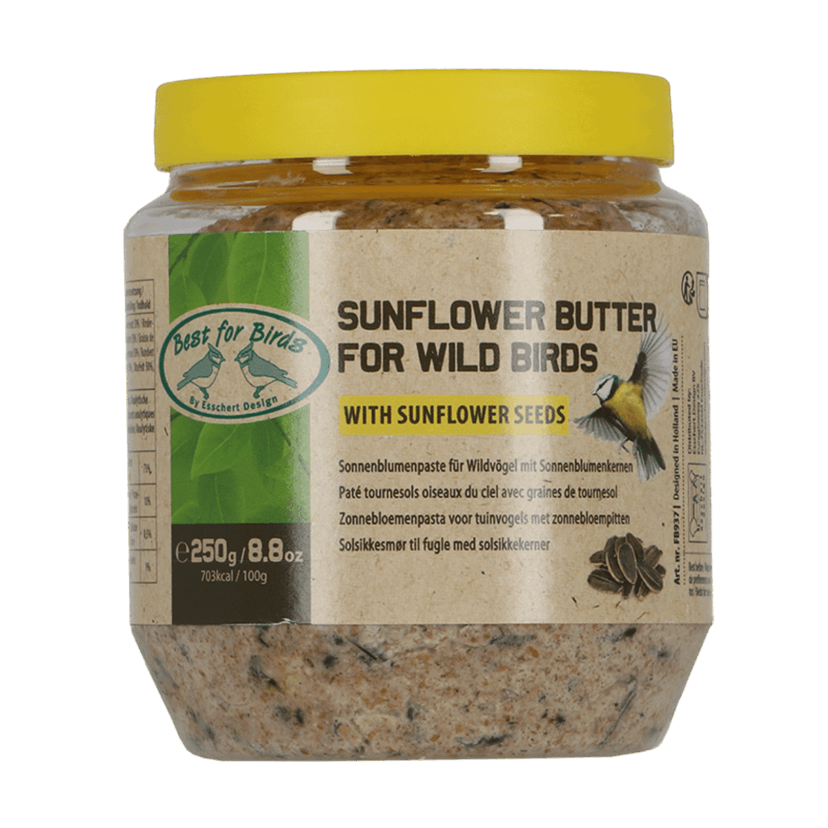 Peanøttsmør til fuglemater  - solsikkefrø - Bilde 2