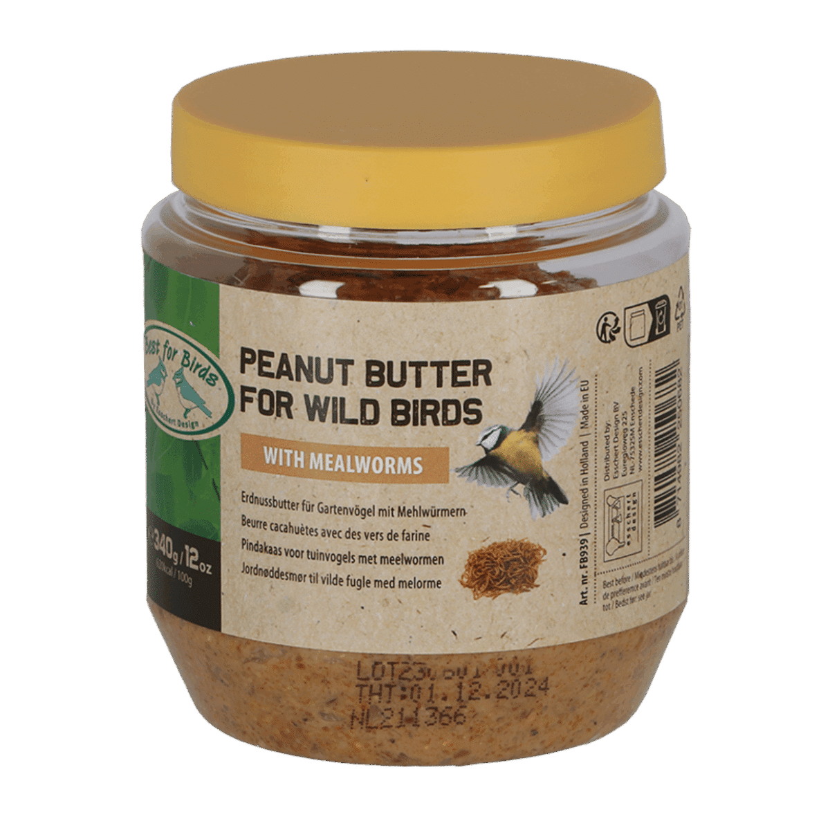 Peanøttsmør til fuglemater - melorm - Bilde 3