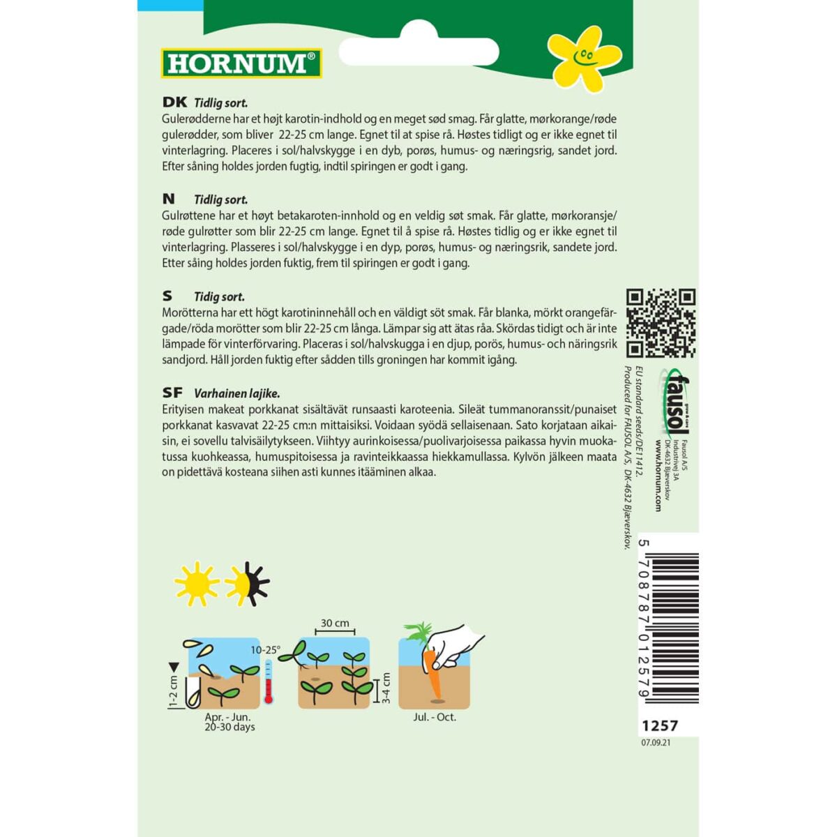 Sommergulrot 'Sugersnax 54 F1' - Bilde 2