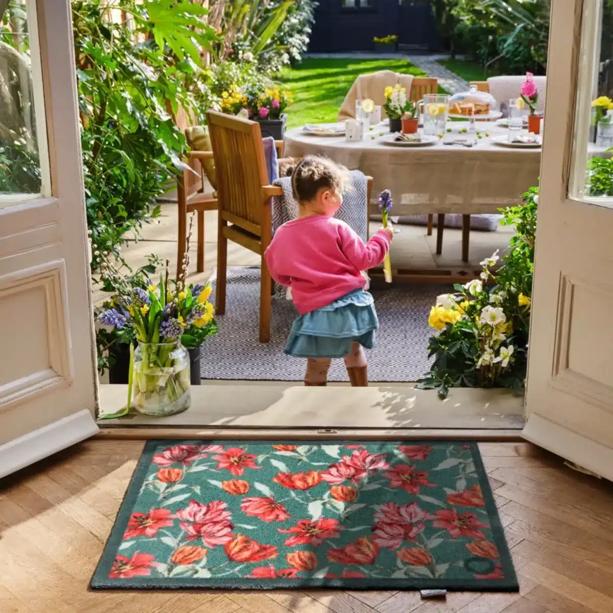 Hug Rug Dørmatte Tumbling Tulips 65x85 - Bilde 2