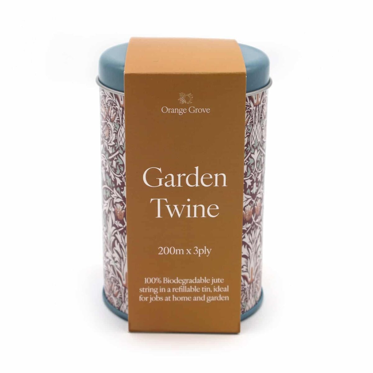 Boks med jutesnor William Morris Orange Grove Burgundy - Bilde 4