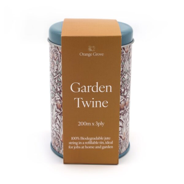 Boks med jutesnor William Morris Orange Grove Burgundy - Bilde 4