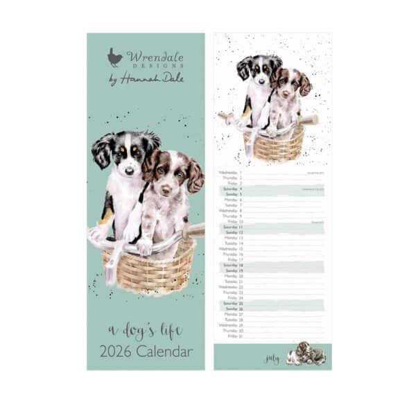 Wrendale 2026 kalender A dog's life