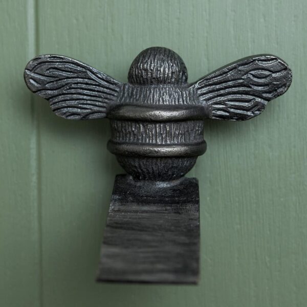 Alternative view of Dørstopper Brass Bee svart