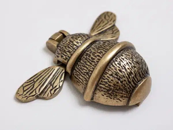Brass Bee dørhammer Humle Rustikk messing - Bilde 2
