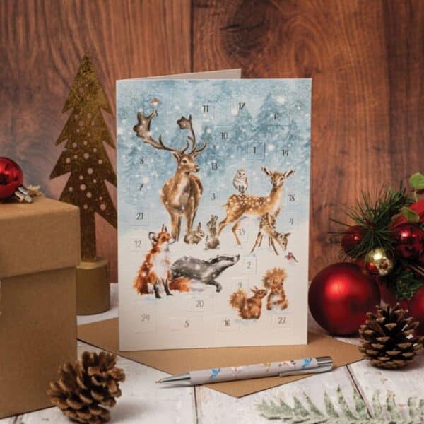 Wrendale Advent calender card