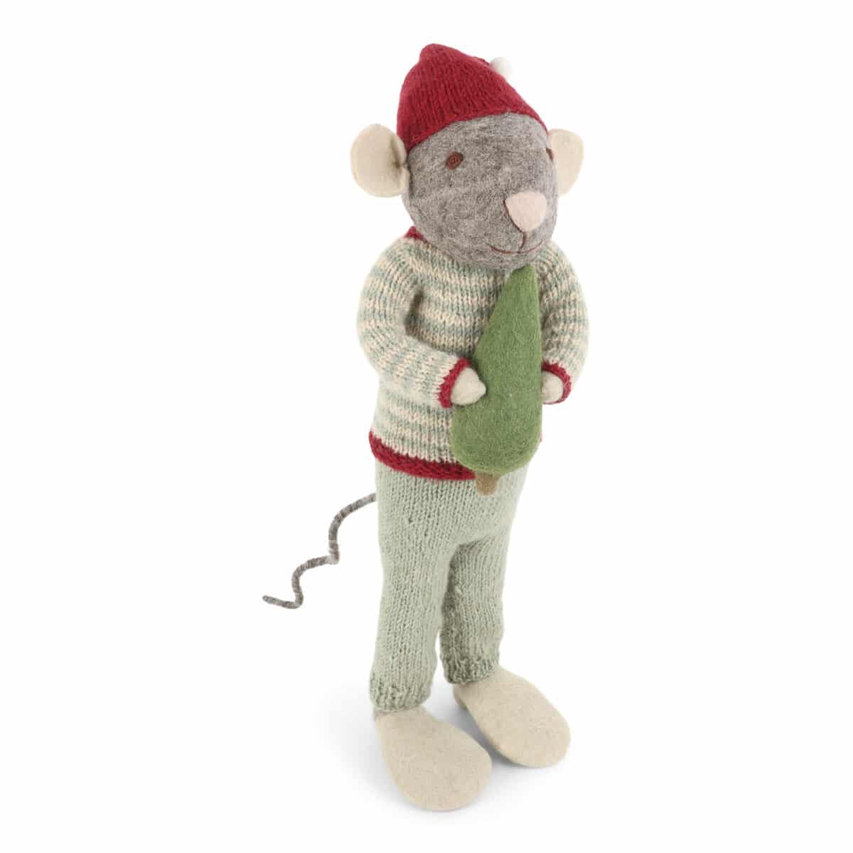 Gry & Sif Stor mus med juletre