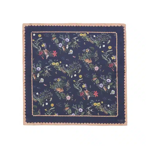 Running Bunny Toile Square Scarf