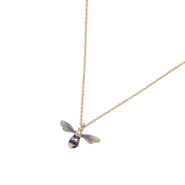 Enamel Bee Short Necklace