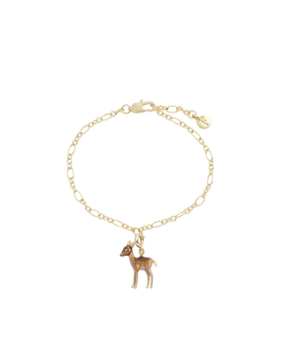 Alternative view of Enamel Fawn Charm