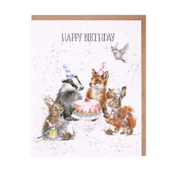Wrendale kort Woodland party