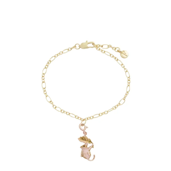 Enamel Doormouse Collector Chain Bracelet