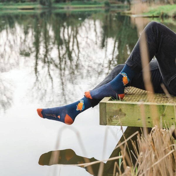 Alternative view of Wrendale Herresokker The Riverband Kingfisher