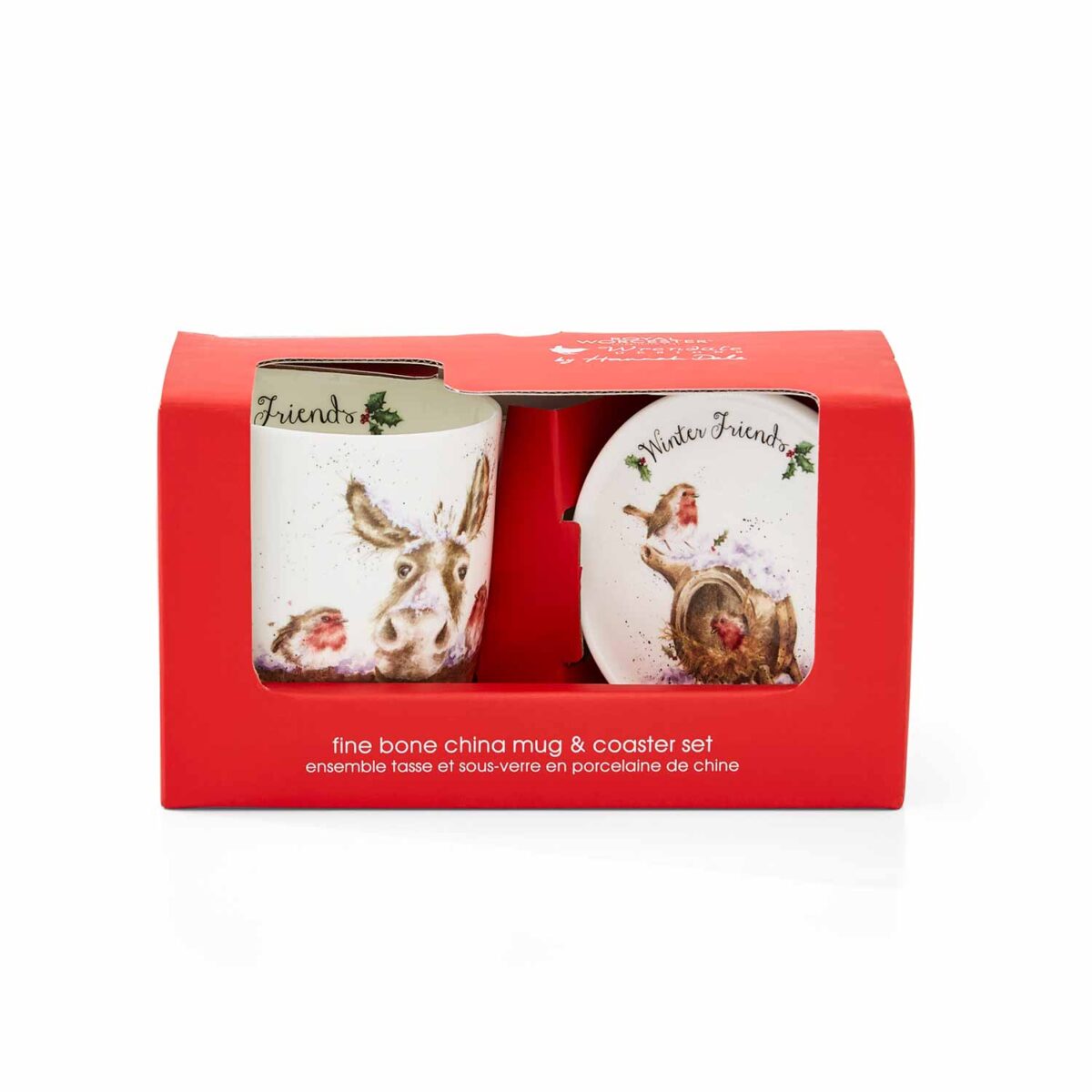 Wrendale julekrus og coaster Winter Friends - Bilde 2