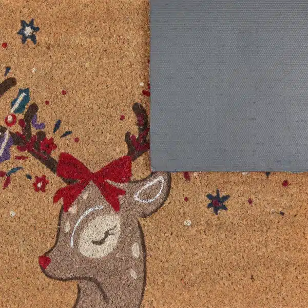 Alternative view of Dørmatte i kokos Colourful Deer 40x60cm