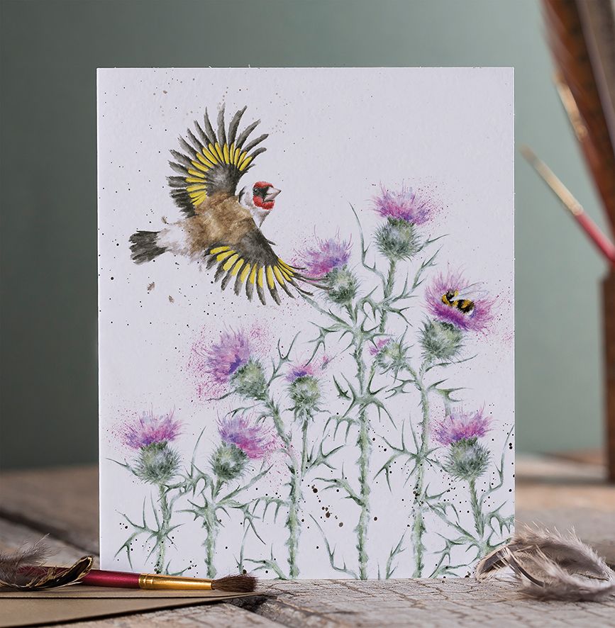 Wrendale kort Feathers and Thistles - Bilde 2