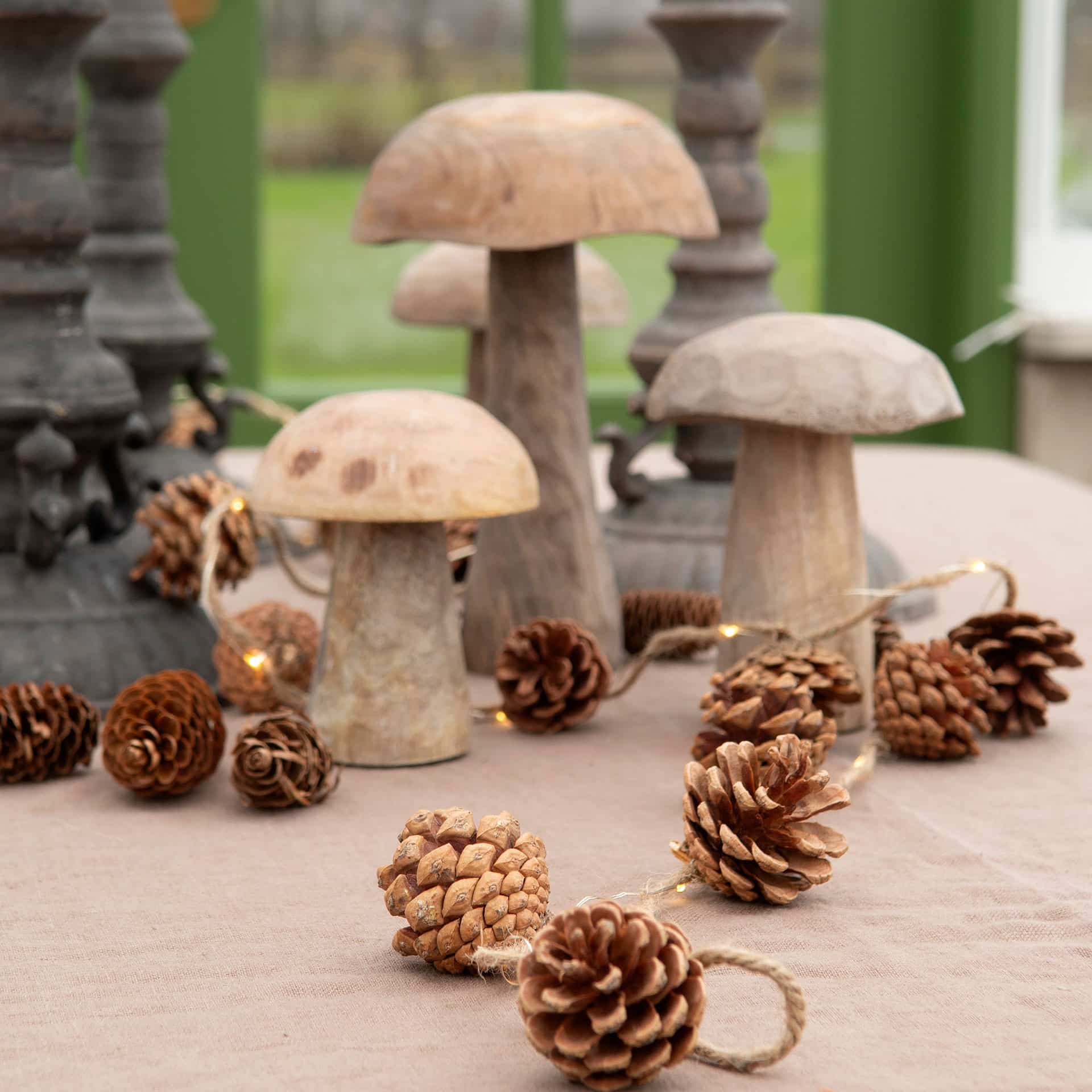 Kongleguirlander med LED-lys - Bilde 2