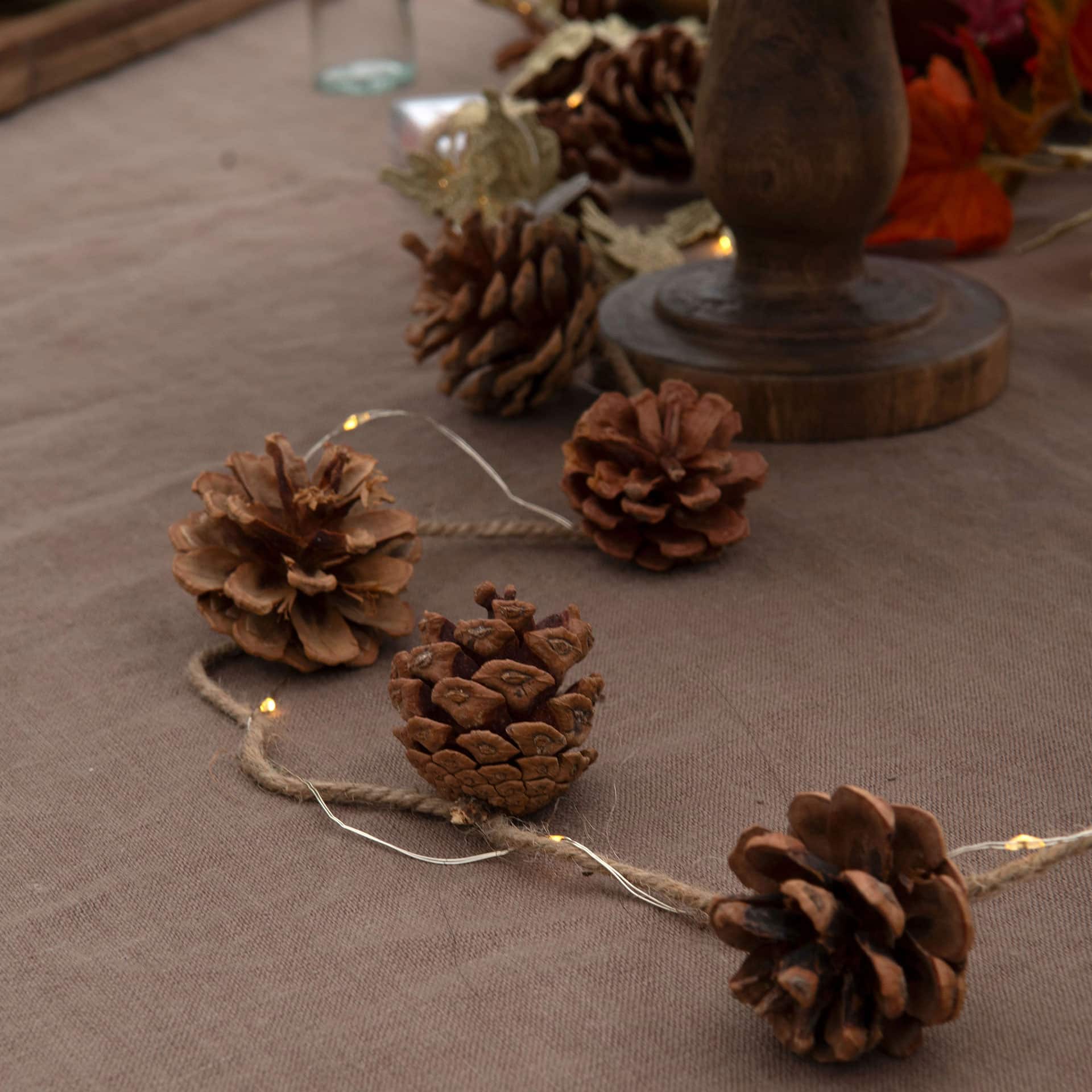 Kongleguirlander med LED-lys - Bilde 3