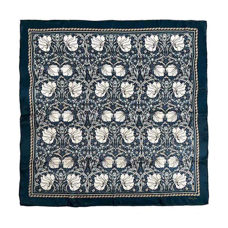 William Morris Silkeskjerf Pimpernel Blue (50x50 cm) - Bilde 4